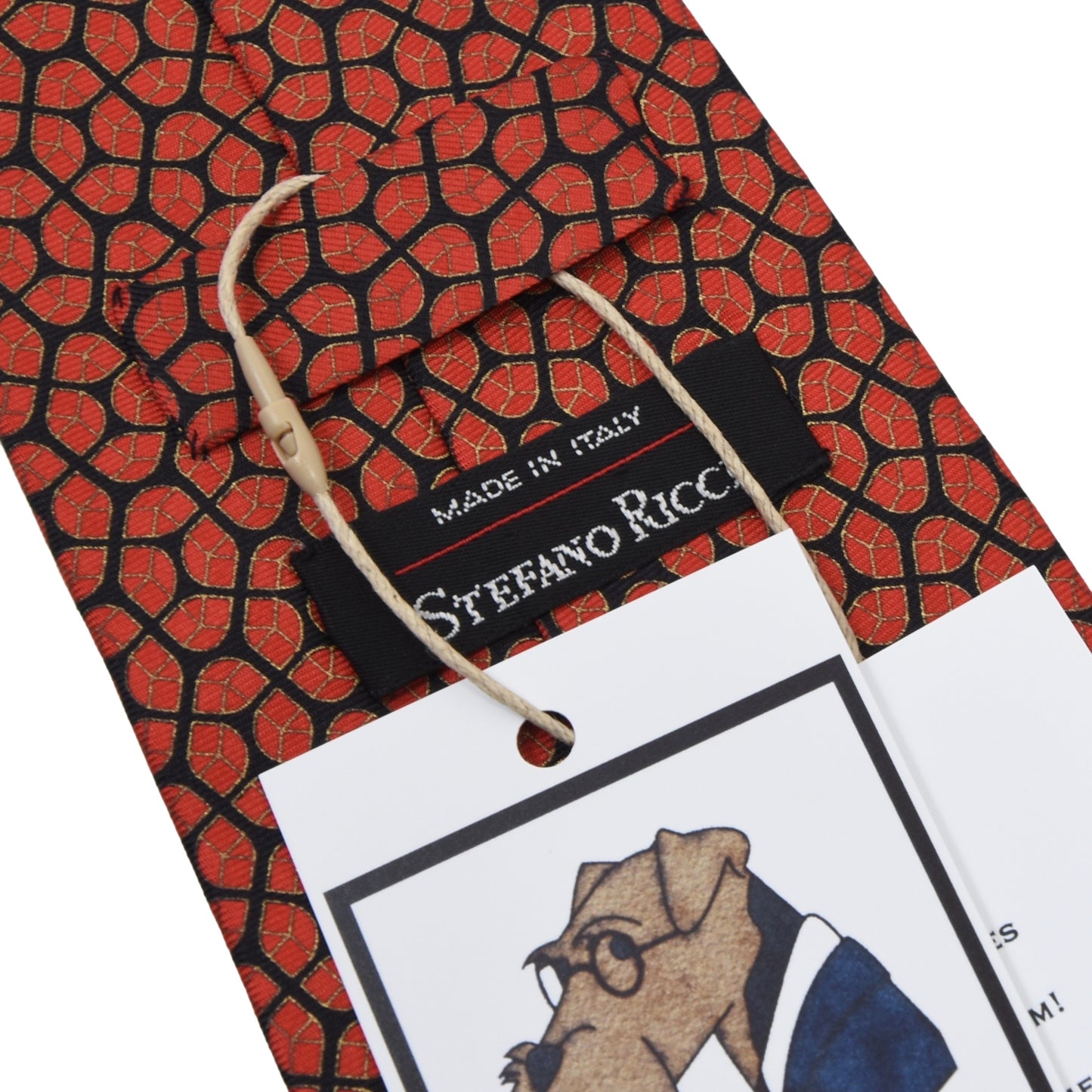 Stefano Ricci Silk Tie - Red & Navy