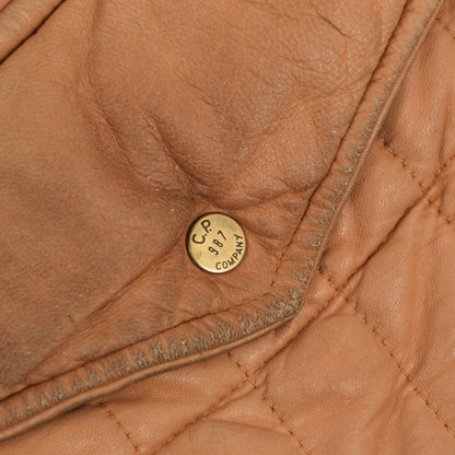 Jahrgang 1987 CP Company Lederjacke Größe 48 - Tan