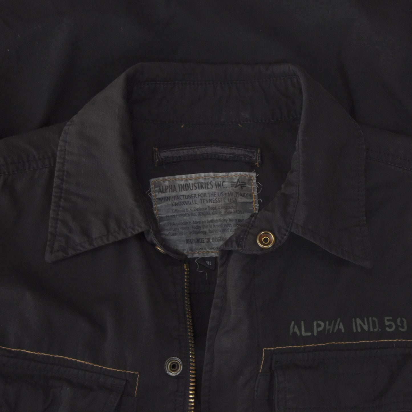 Alpha Industries Jacke Größe S - Schwarz