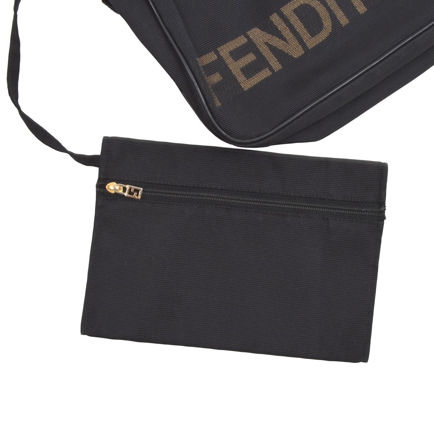 Vintage Fendi Cross Body Bag - Black