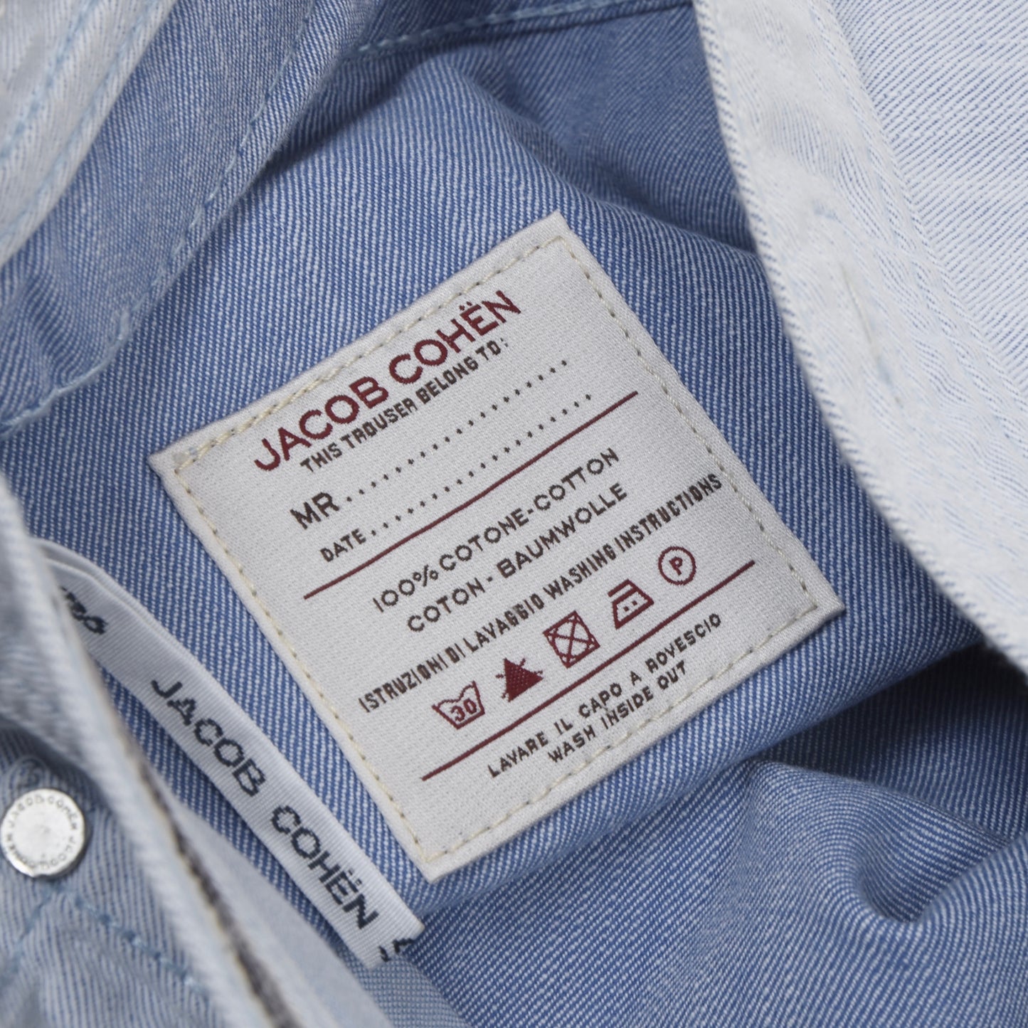 Jacob Cohën Jeans J610 Size 33 - Light Blue