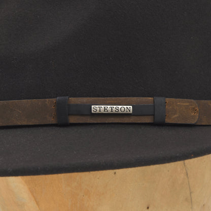 Stetson 'Sardis' VitaFELT Hut 7cm Krempe Größe 57 - Braun