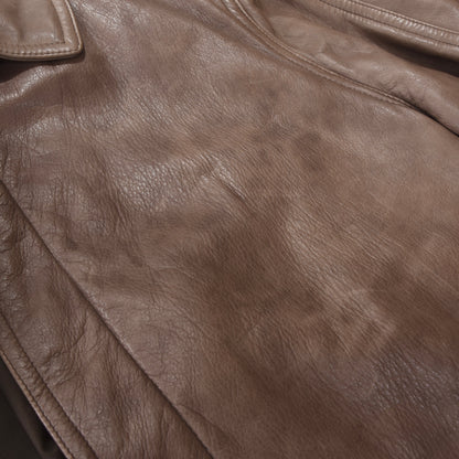 Vintage Yves Saint Laurent YSL Leather Trench - Brown/Taupe