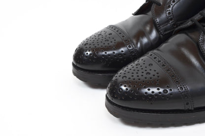 Alt Wien x Crockett & Jones Shell Cordovan Shoes Size 8 E - Black