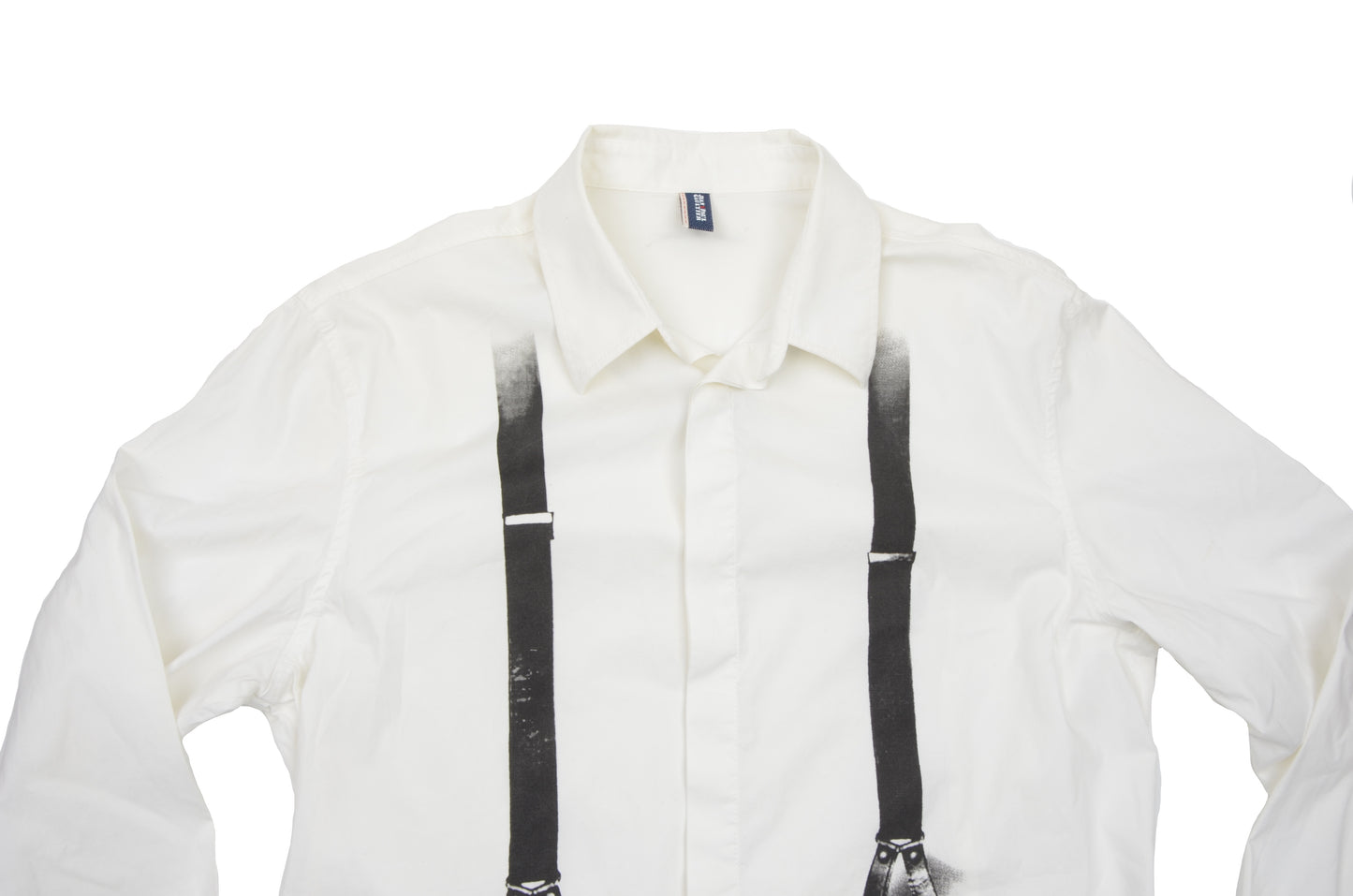 Vintage Jean Paul Gaultier Weste Shirt Größe XL - weiß