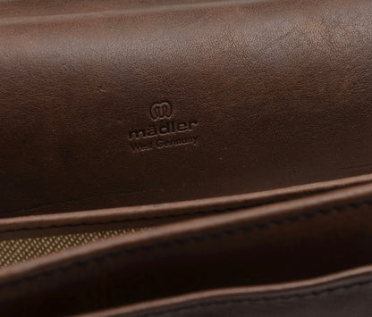 Rodeo by Mädler Oiled Leather Briefcase - Brown