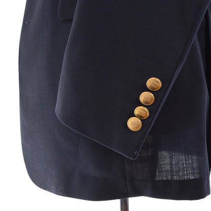 Burberry London Wollblazer/Jacke Größe 94 – Marineblau