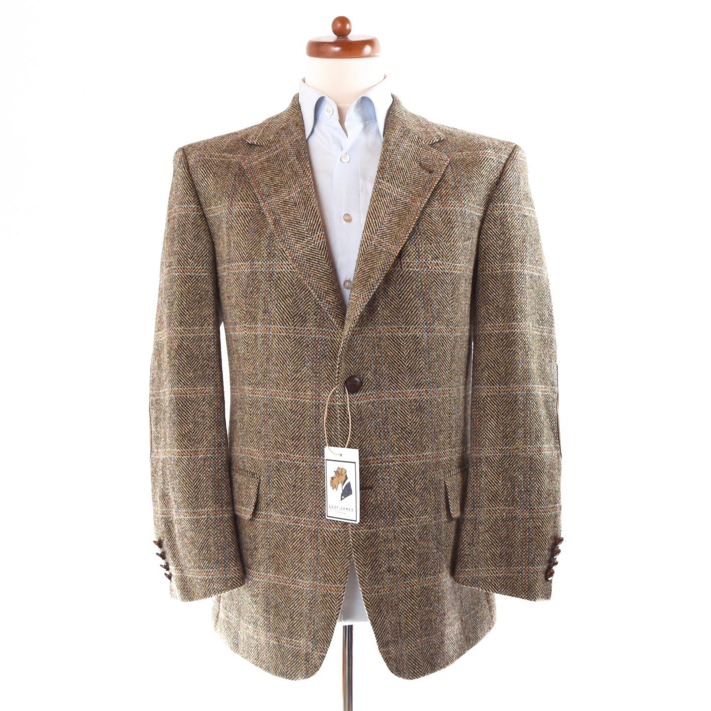 Mario Barutti Harris Tweed Wolljacke Größe 25/40S