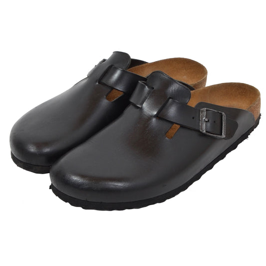 Birkenstock Boston Clogs/Hausschuhe Größe 43 - Schwarz