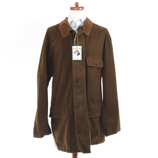 Lodenfrey Cotton  Barn Jacket - Tobacco Brown