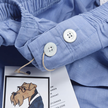 Zimmerli of Switzerland Cotton Pyjama Pants Size L - Blue