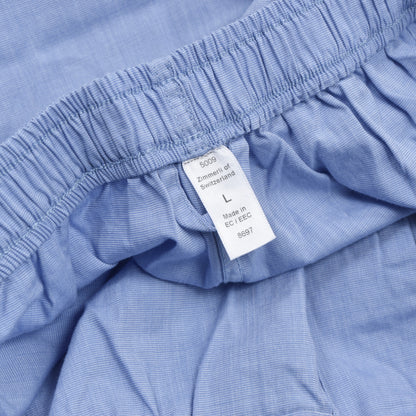 Zimmerli of Switzerland Schlafanzughose aus Baumwolle Gr. L - Blau
