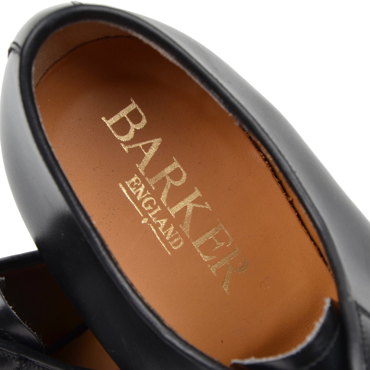 Barker England Shoes Size 10 F Wide - Black