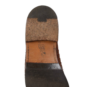 Ludwig Reiter Derby-Schuhe aus geflochtenem Leder Größe 9 - Braun
