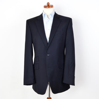 Brühl Limited Edition 100 Year 1/4 Lined Wool Jacket Size 102/52L - Navy Blue