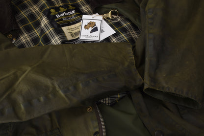 Barbour Bedale A100 Wachsjacke Größe C42/107cm - Grün