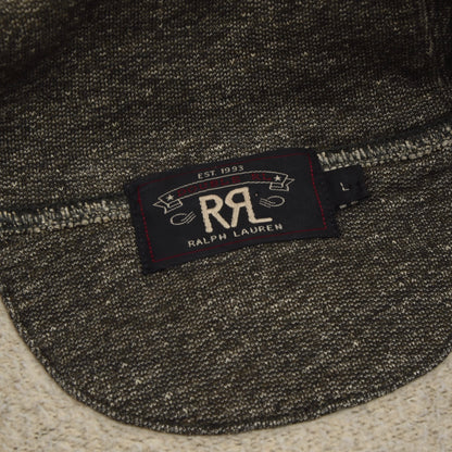 RRL Ralph Lauren Strickjacke/Sweatshirt mit Schalkragen Größe L - Grün