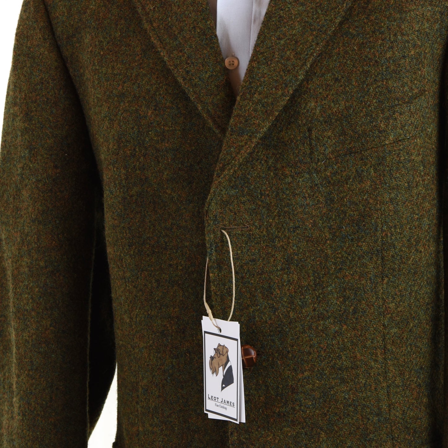 Friedrich Klotz Harris Tweed Jacke Größe 54 - Grün