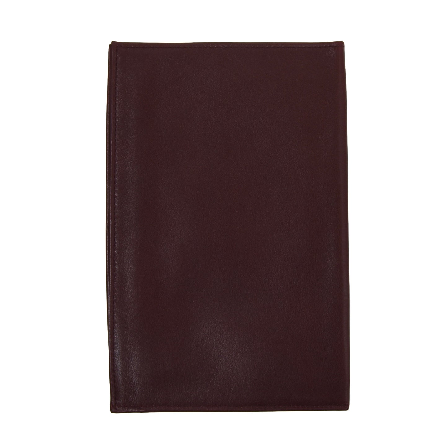 Becker Handmade Leather Passport Case/Wallet - Burgundy
