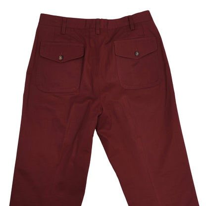 Rota Sport Cotton Pants Size 48 - Burgundy