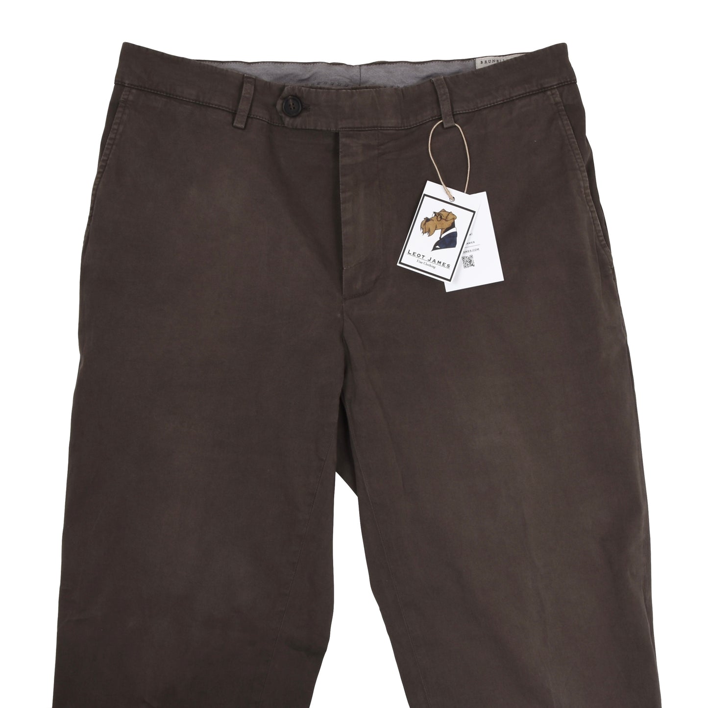 Brunello Cucinelli Cotton Pants Size 52 - Brown