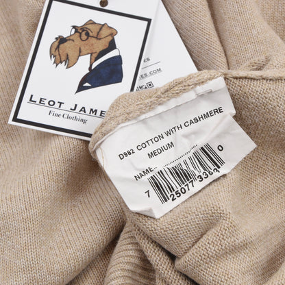 Barbour Cotton with Cashmere Sweater Size M - Beige