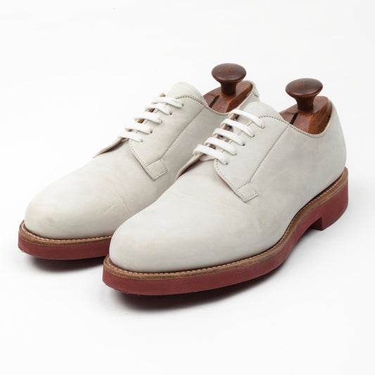 Cheaney of England Classic White Bucks Schuhe Größe 8.5F - Weiß