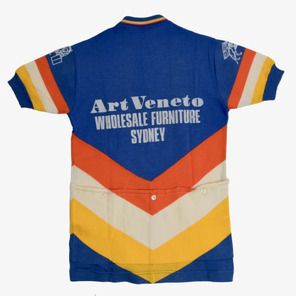Vintage Parentini Wool Acrylic Cycling Jersey Size 3