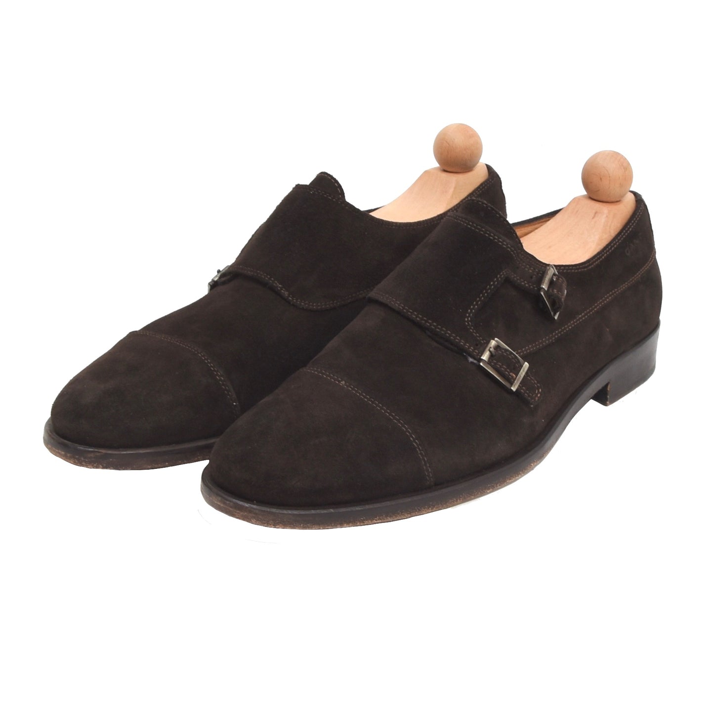 Gant Double Monk Wildlederschuhe Größe 42 - Braun