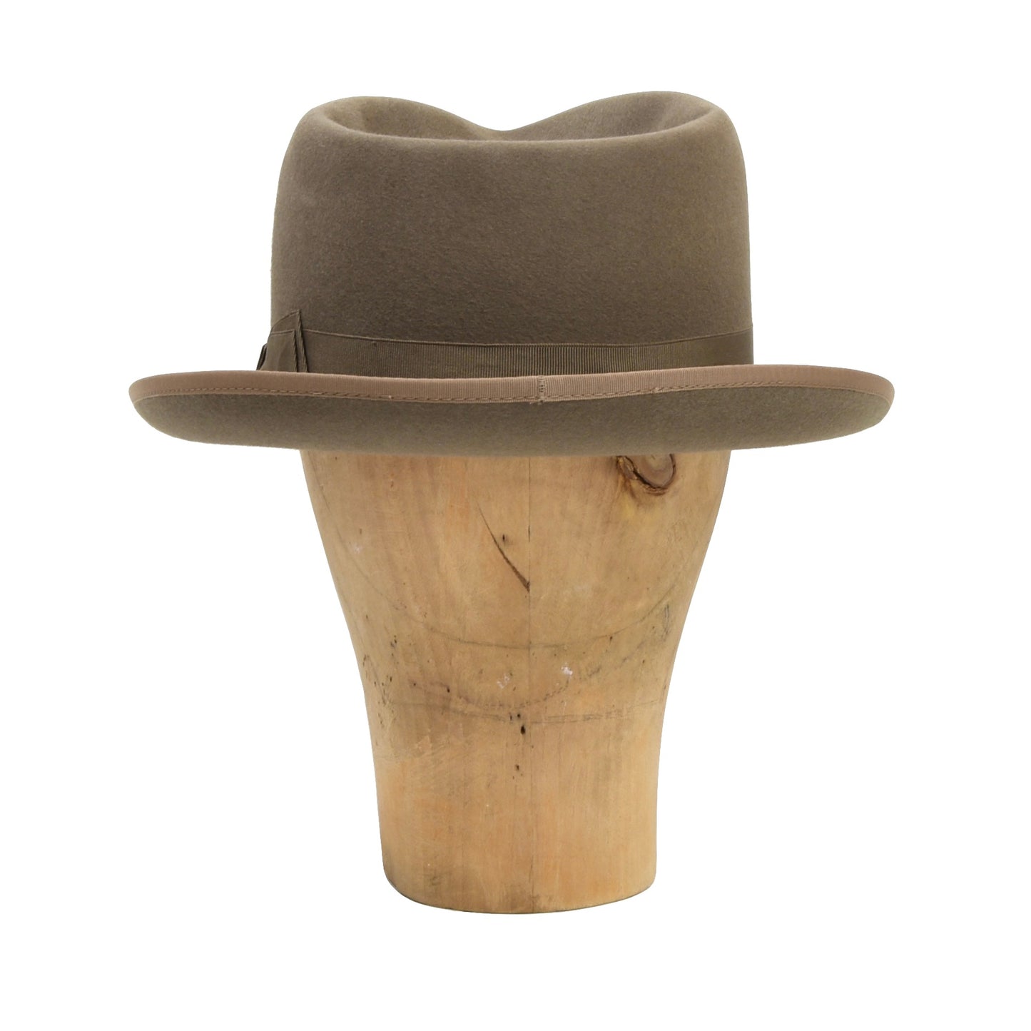 Vintage Borsalino Felt Hat 6cm Brim Punti Size 5 ca. 57 - Grey
