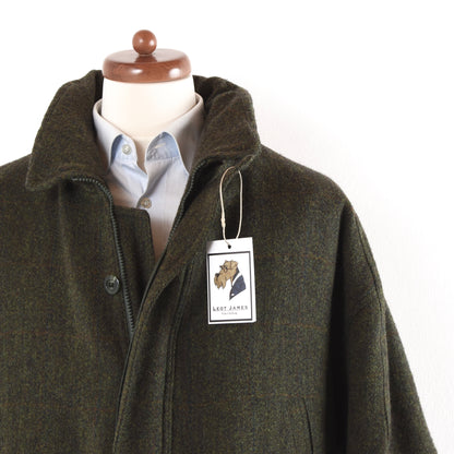 Rascher Sportswear Tweed Field Coat Size 60 - Green