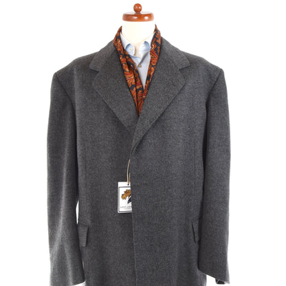 Vintage handgemachte maßgeschneiderte Mantel - grau