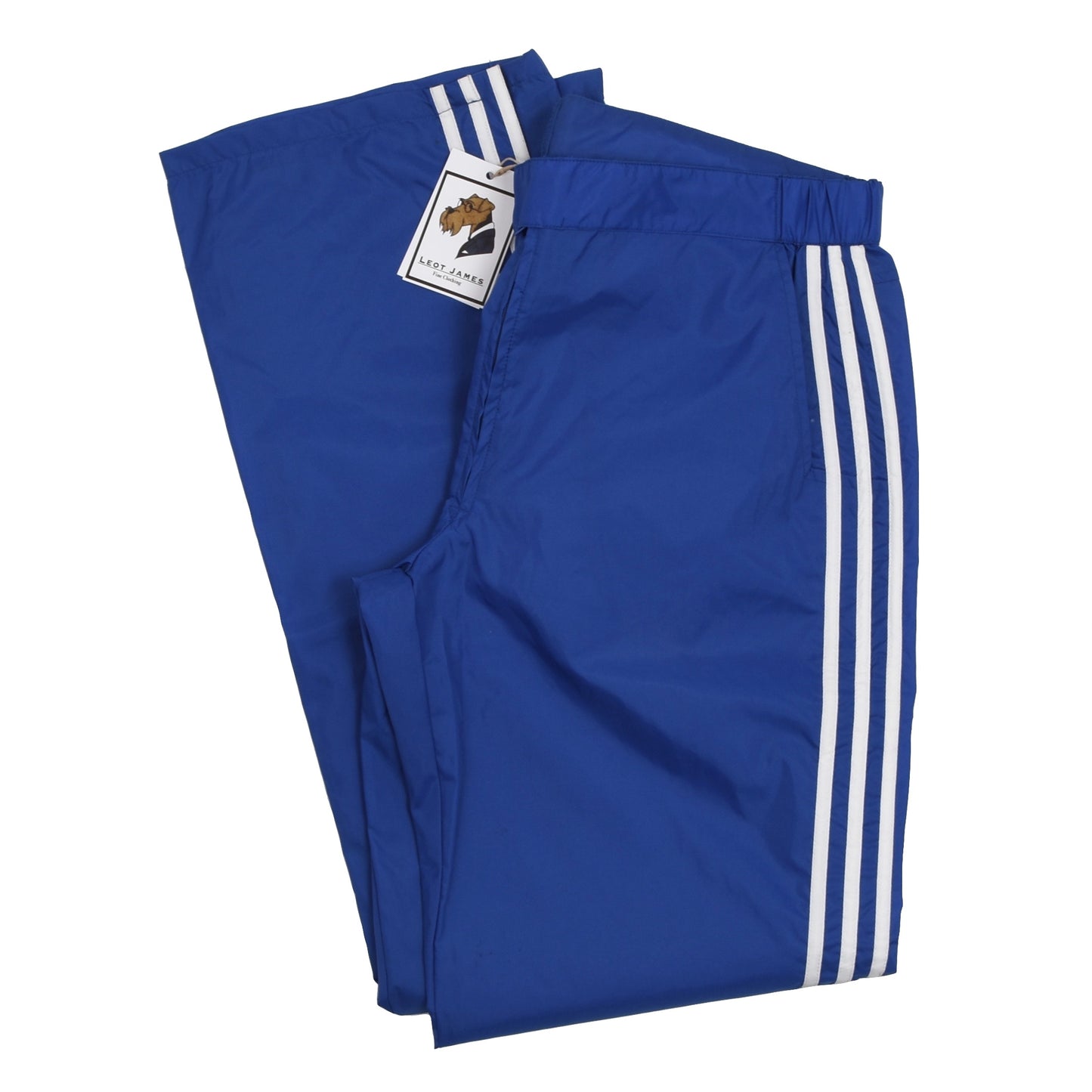 Vintage 80er Jahre Adidas Nylon Regenhose Größe D50 - Königsblau