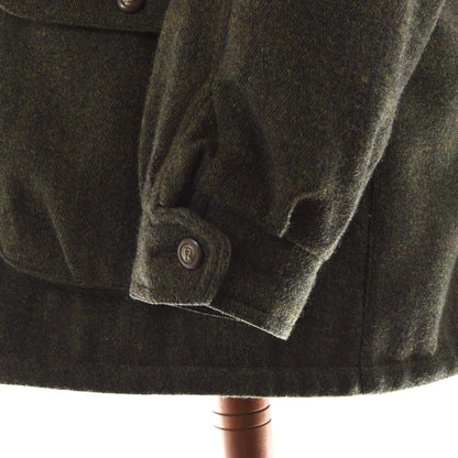 Rascher Sportswear Tweed Field Coat Size 60 - Green