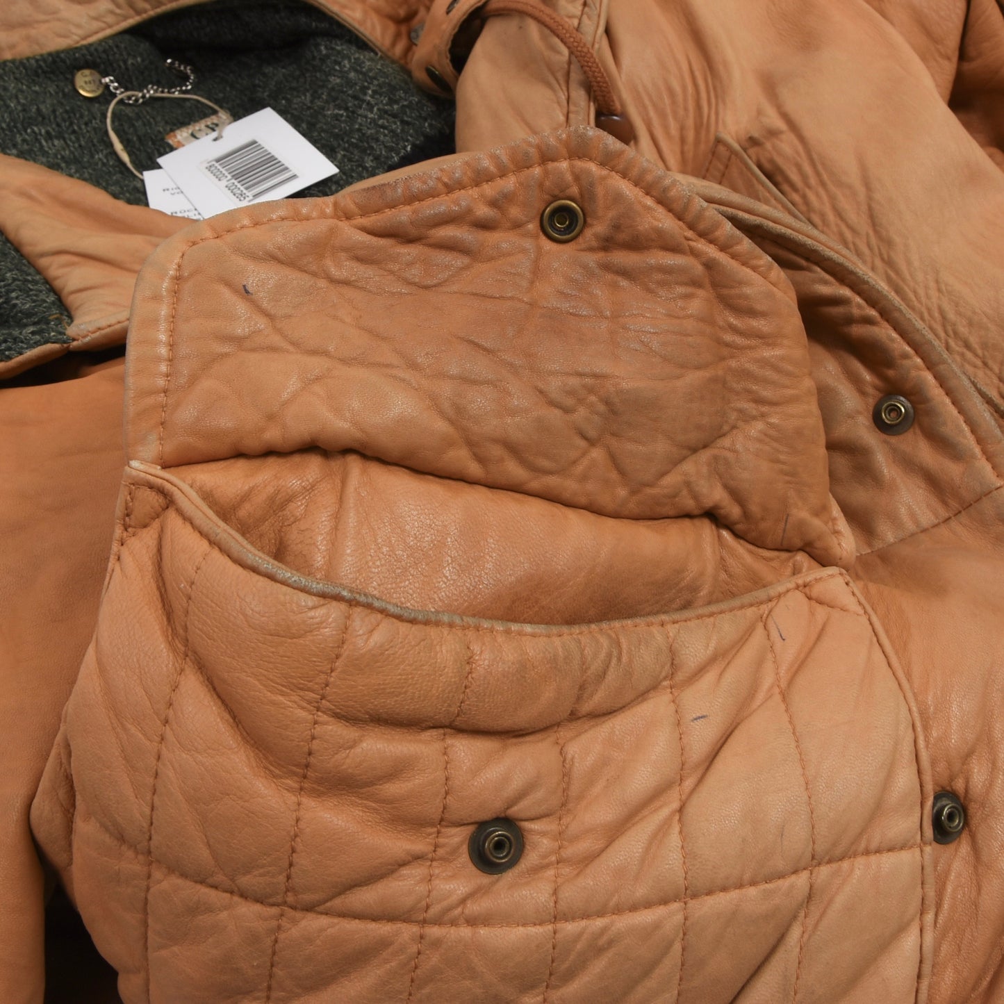 Jahrgang 1987 CP Company Lederjacke Größe 48 - Tan