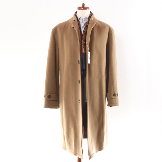 Benny Goodman Wool Overcoat Size 52 - Tan/Beige/Camel