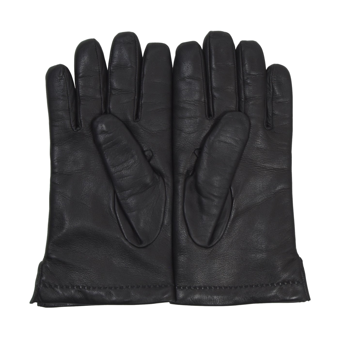 PolarTime Wool-Lined Leather Gloves Size 9.5 - Black