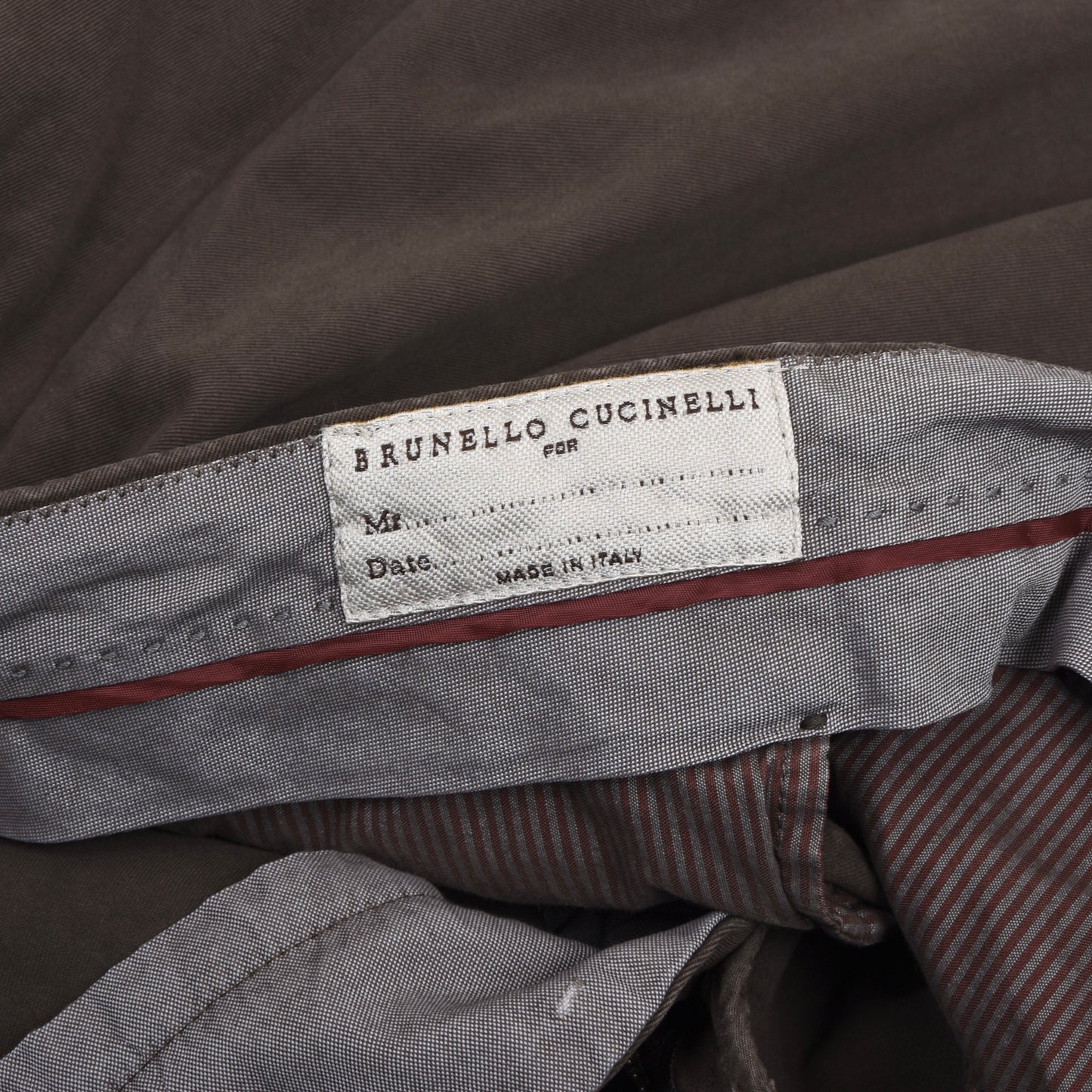 Brunello Cucinelli Cotton Pants Size 52 - Brown