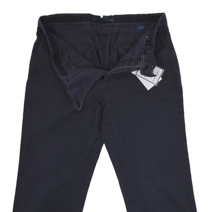 Incotex High Comfort Cotton Pants Size 46 - Navy Blue