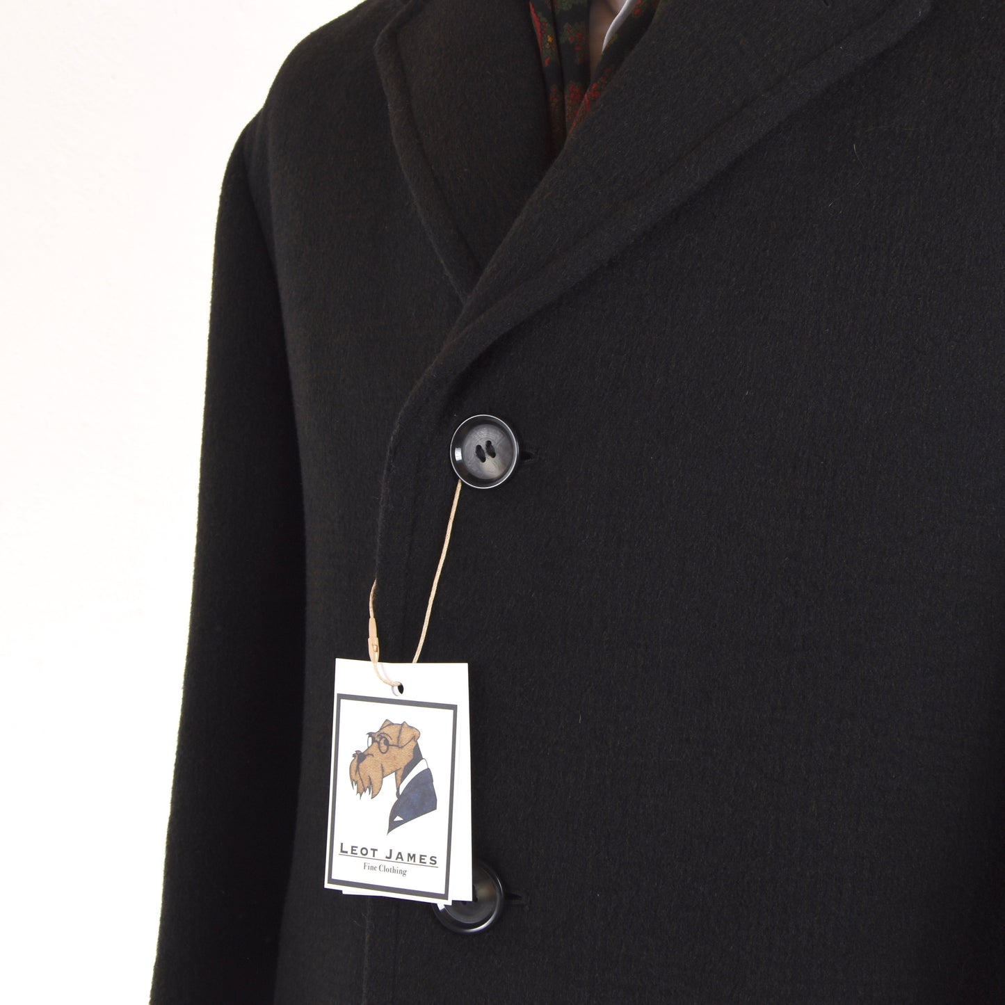 Classic Vintage Belted-Back Wool Overcoat