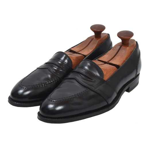 Brooks Brothers x Alden Shell Cordovan Loafer Größe 7,5 A/C - Schwarz