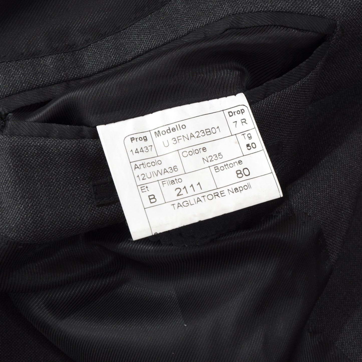 Tagliatore Wool Jacket Size 50 - Grey