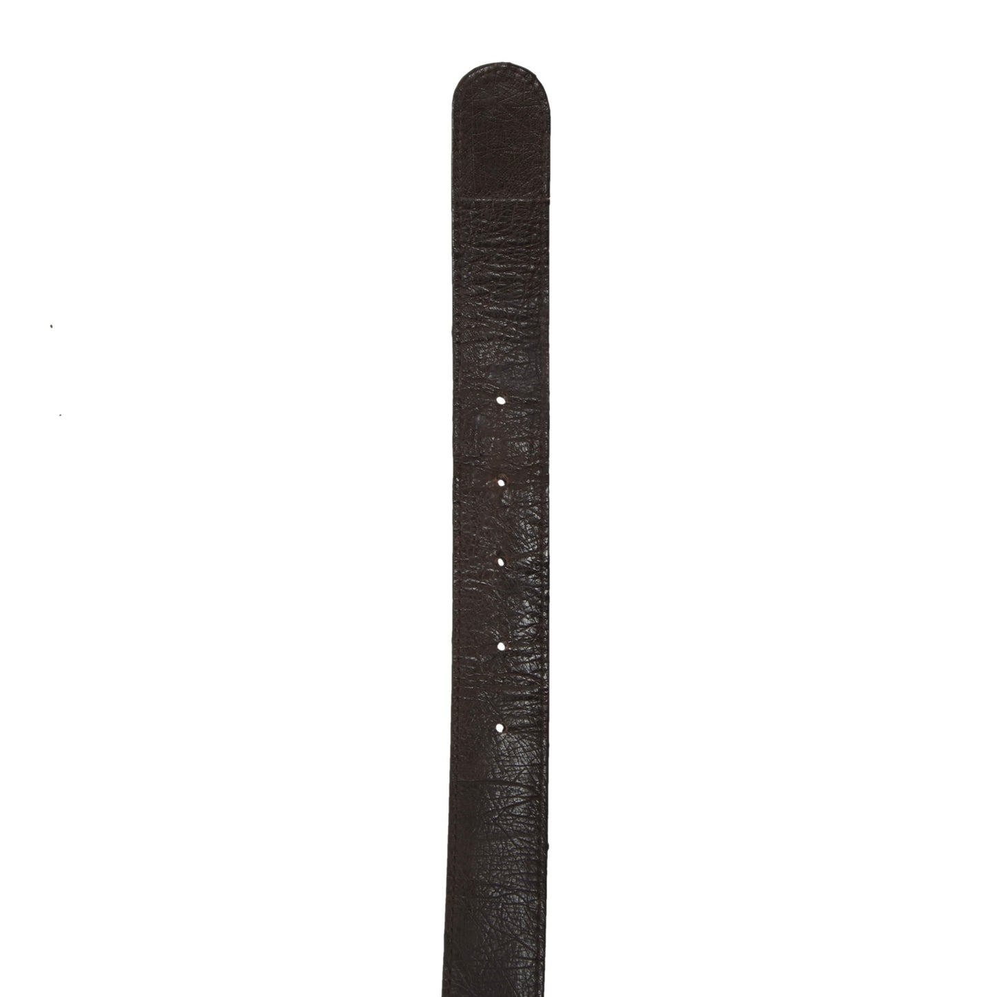 Gürtel aus echtem Straußenleder ca. 113,5 cm - Braun