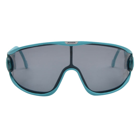 Vintage Alpina Swing Shield Sunglasses - Aqua