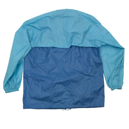 Vintage '80s Adidas Nylon Rain Jacket Size 46 - Blue