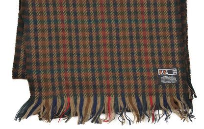 Classic Wool Scarf by DAKS - Plaid