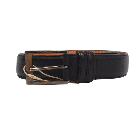 Don Gil Deerskin Leather Belt Size 100/85- Black