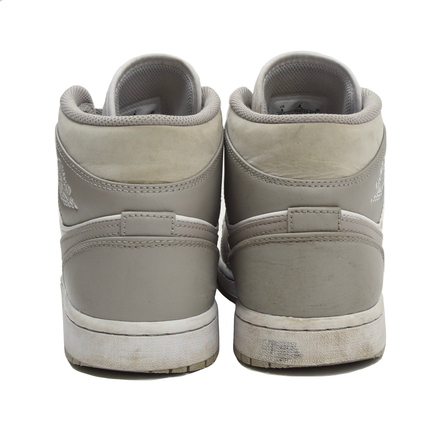 Air Jordan 1 Mid Linen/College Grey Sneakers Size US 8 EU 41