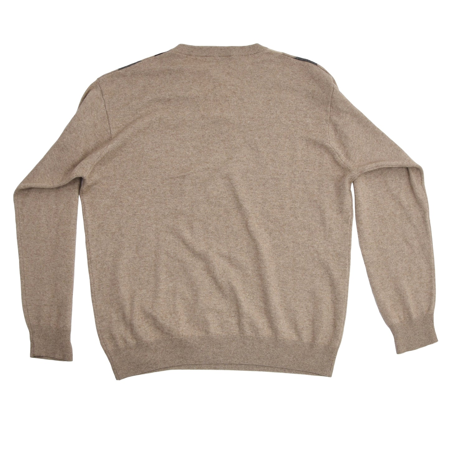 Brian Scott Collection Sweater 50/50 Cashmere/Silk Size M - Argyle