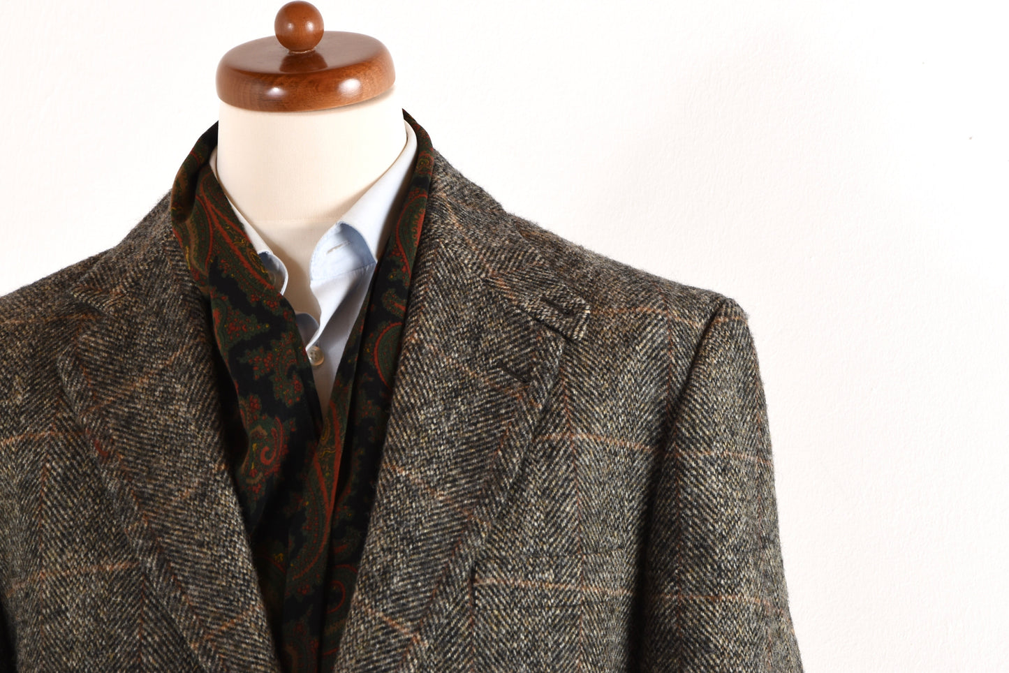 Harris Tweed/Barutti Wolljacke Größe 26/42S - Brown Windowpane